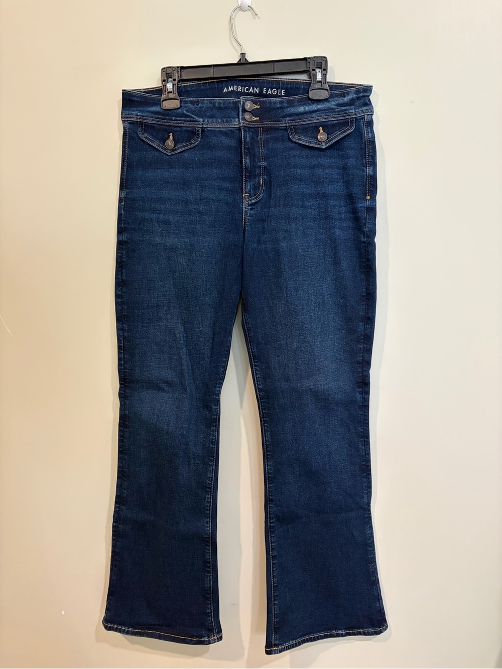 American Eagle Outfitters Dark Blue Flare Jeans